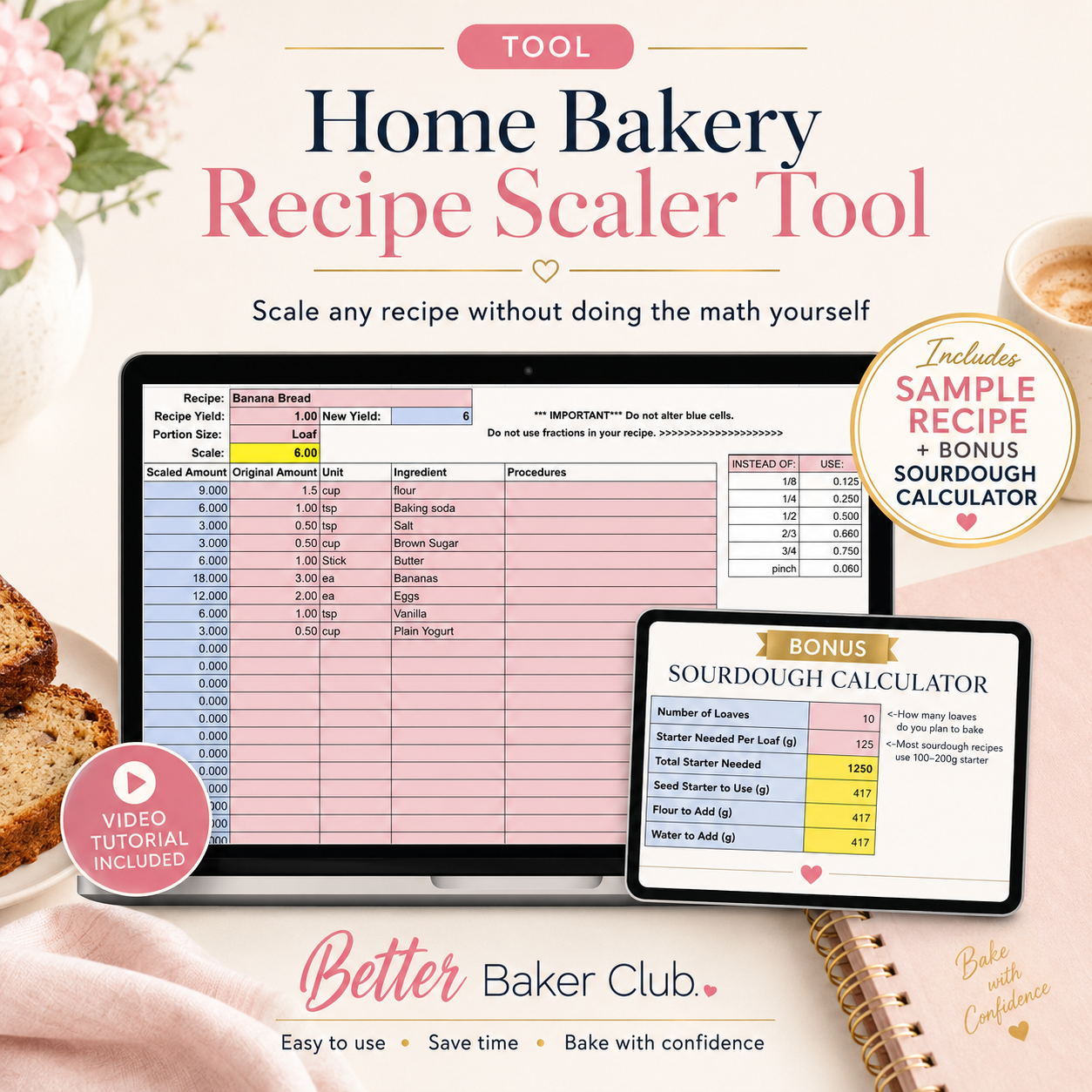 Bakery Recipe Scaler